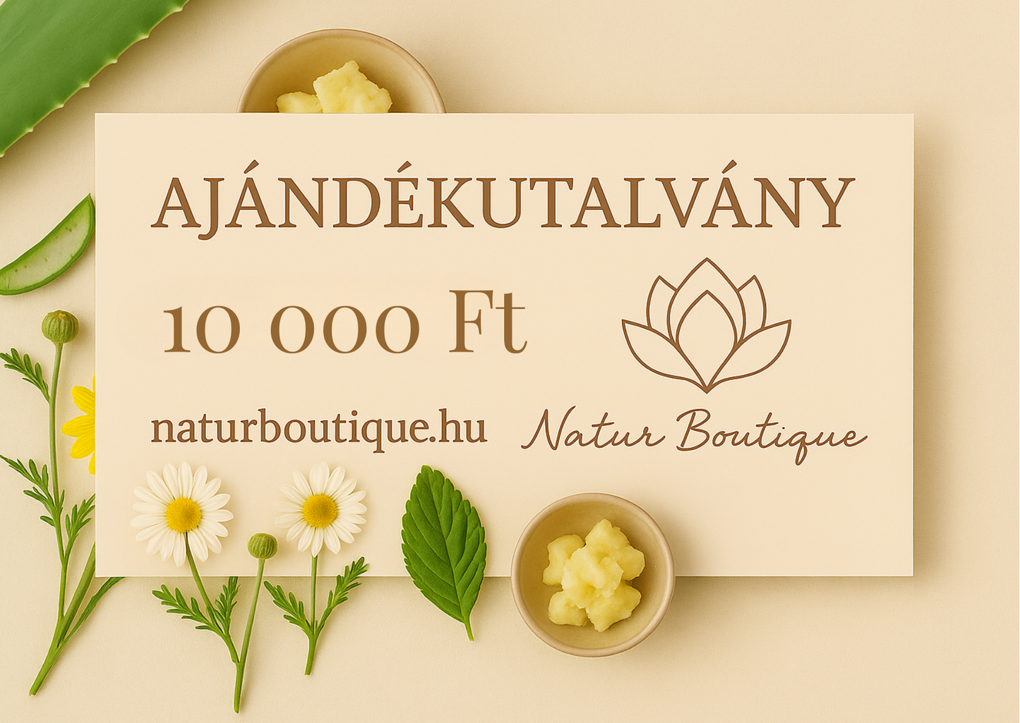 Natur Boutique ajándékutalvány